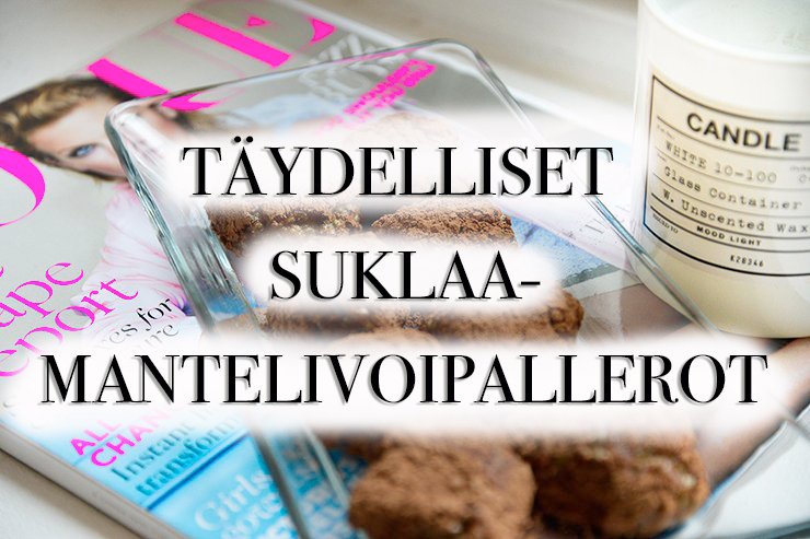 Terveelliset suklaapallerot