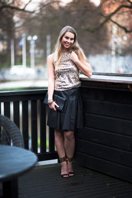 5. Sequin & Leather