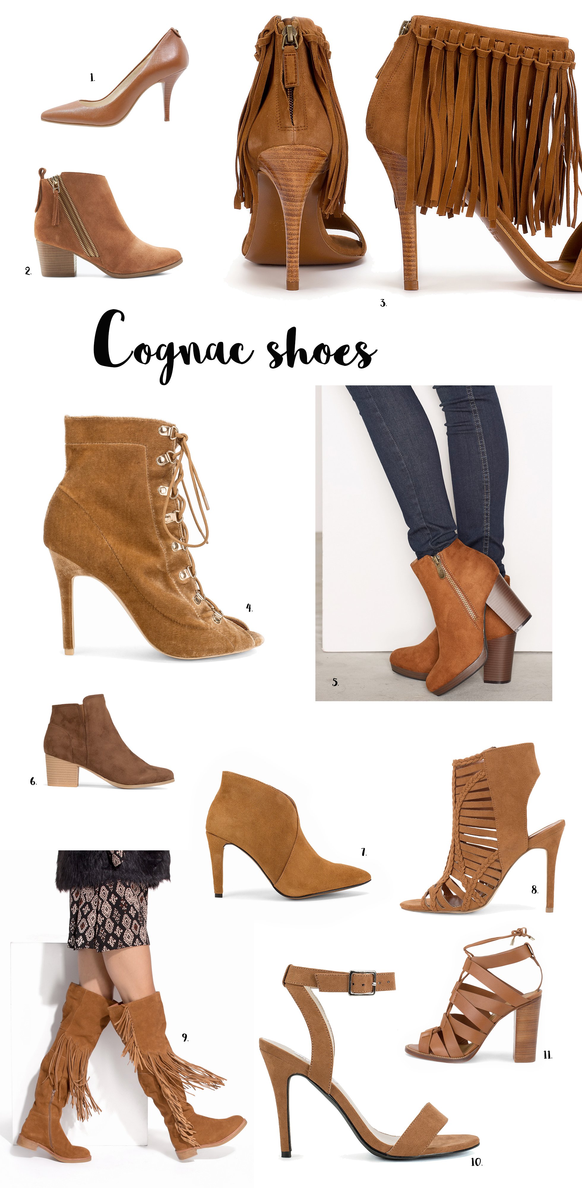 cognac-boots