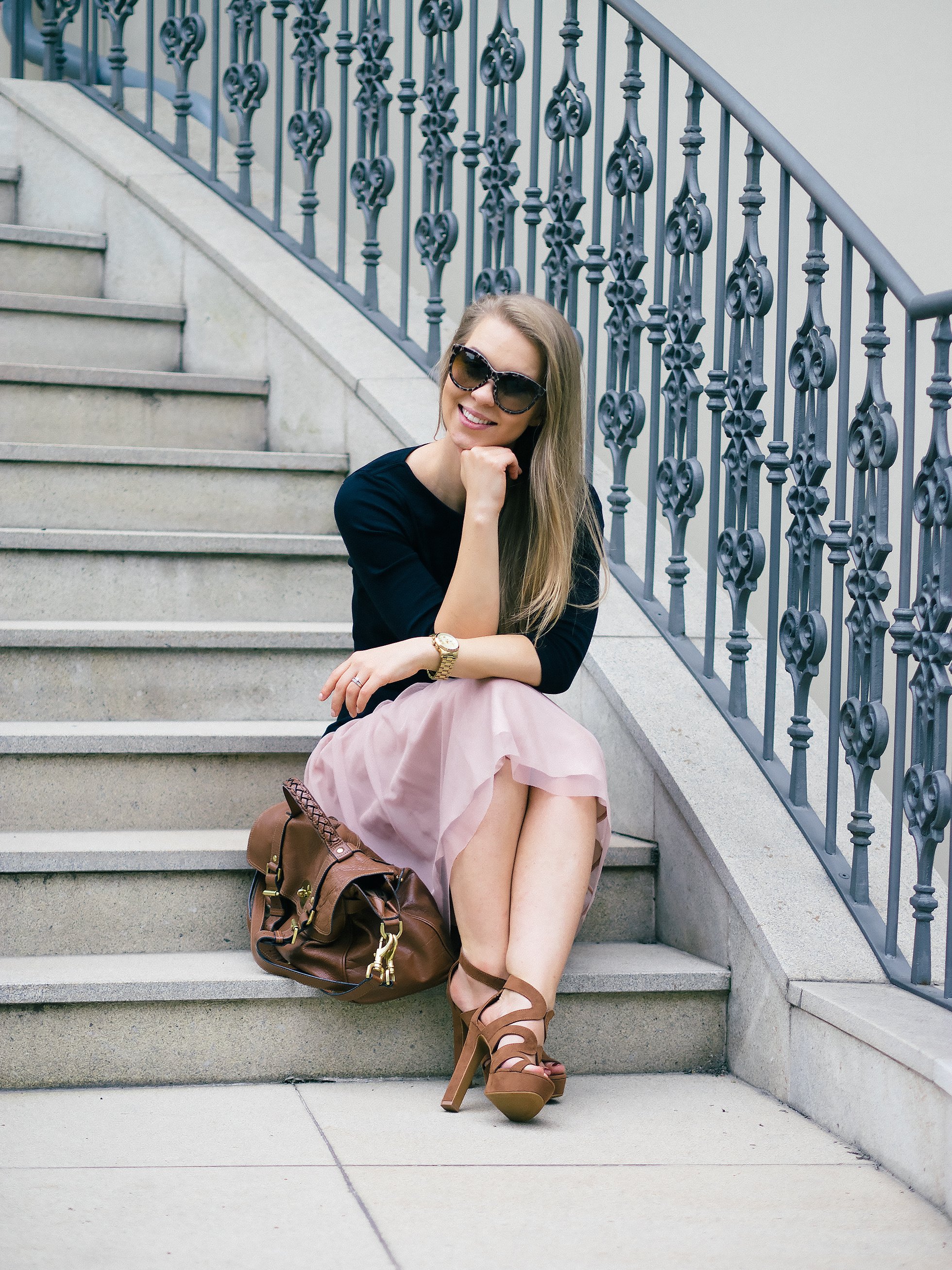 Pink skirt, Zara