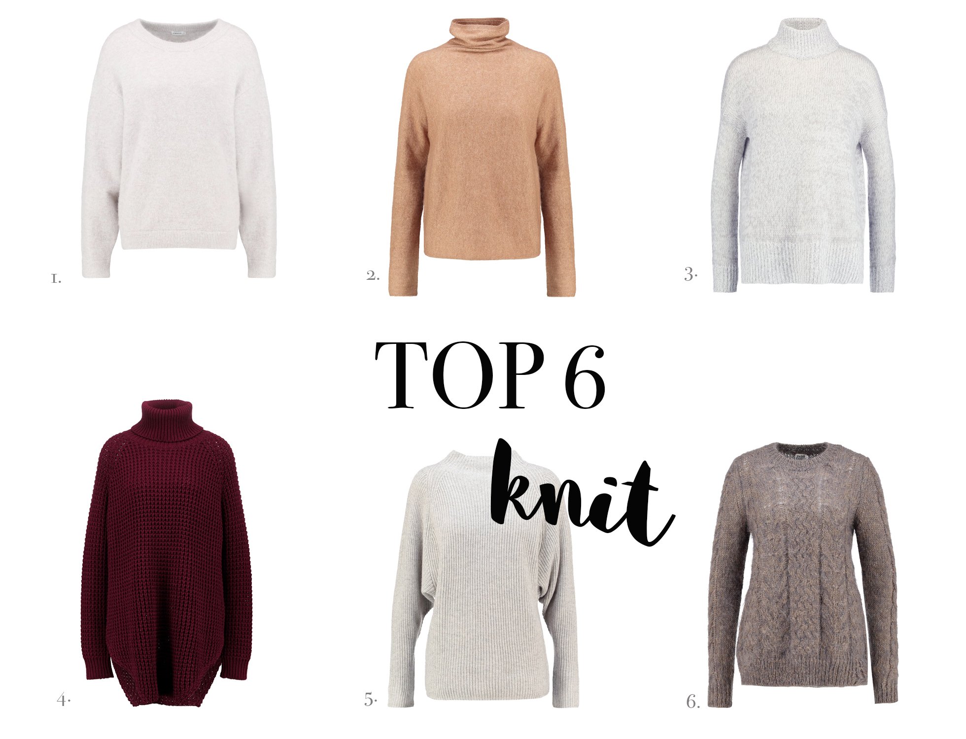 top 6 knit