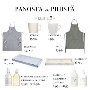 Panosta&pihistä: keittiö