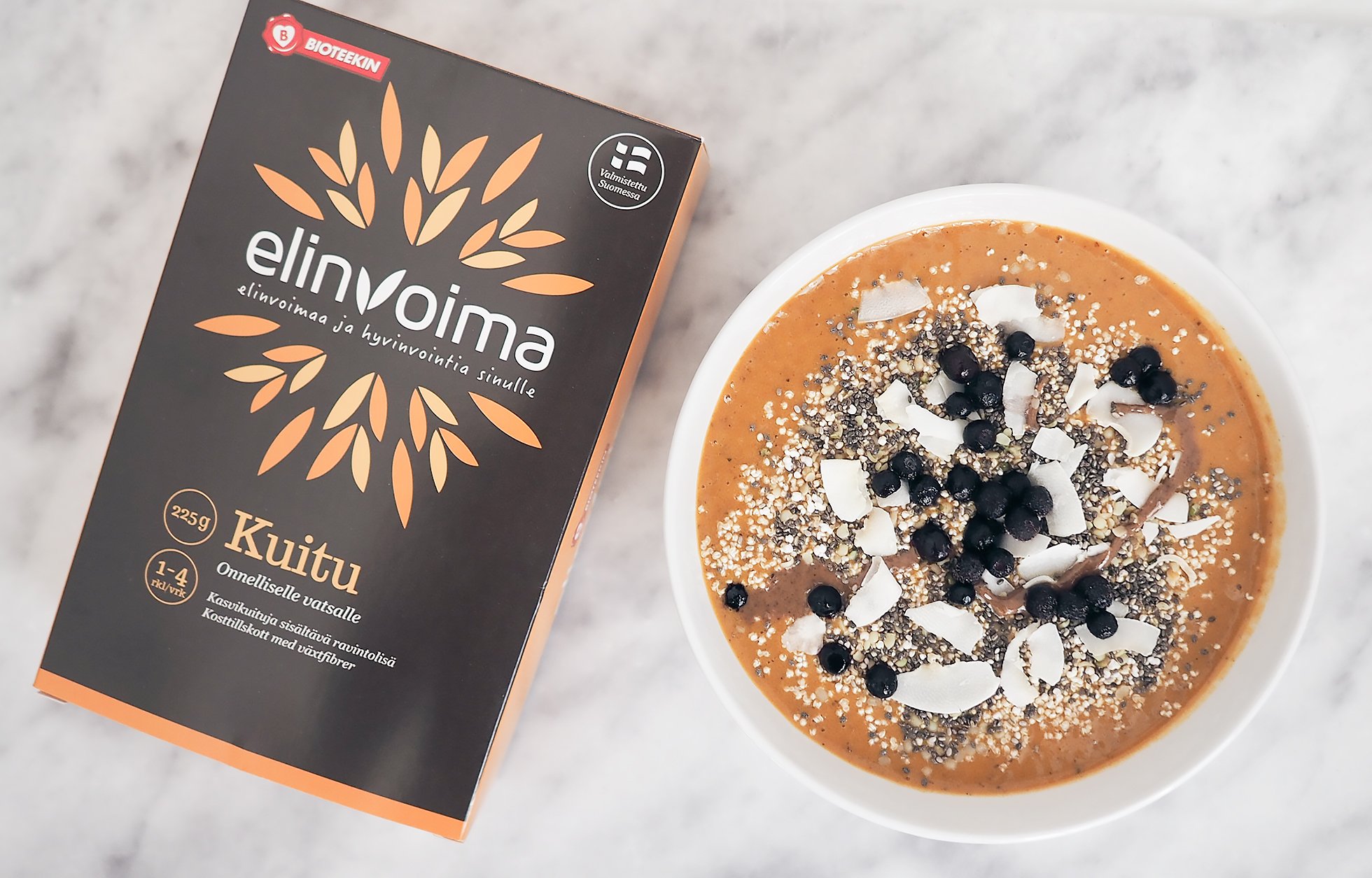 3 x smoothie vatsan hyvinvointiin , Bioteekin Elinvoima