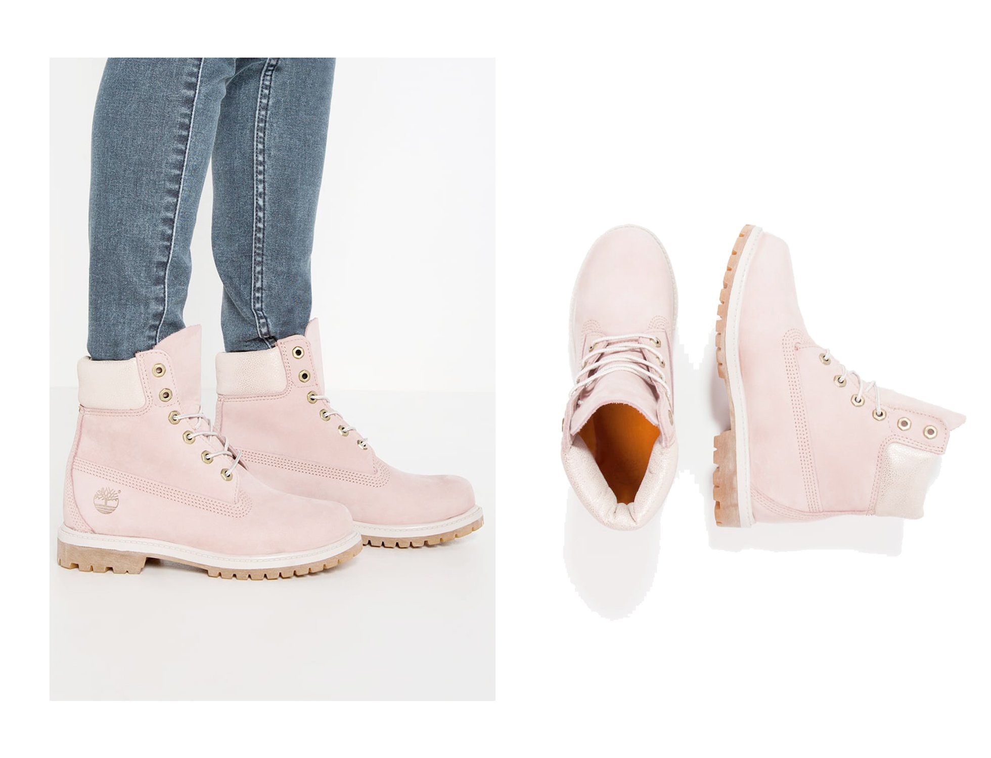 Timberland, pink winter boots
