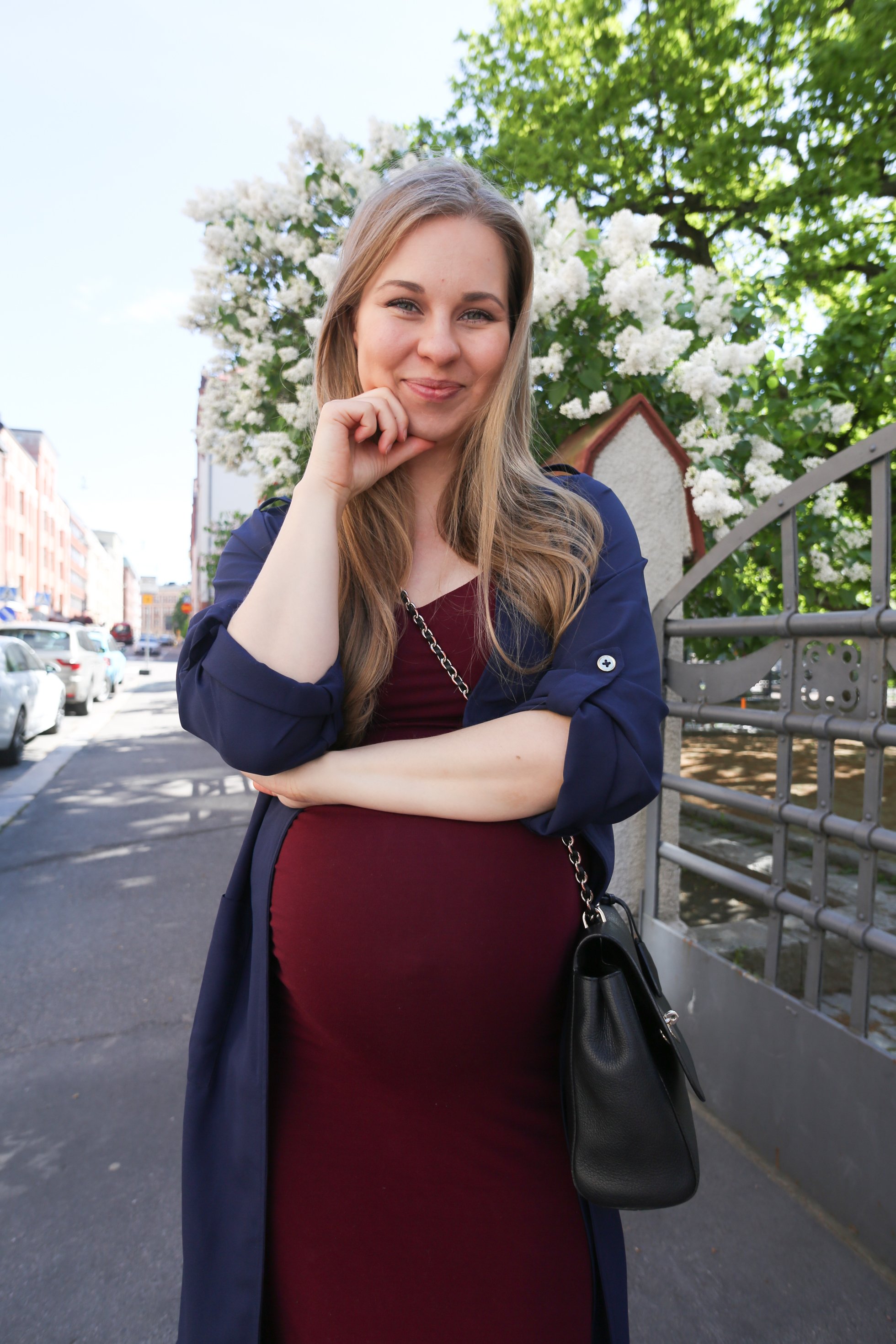 Pregnancy outfit, week 35 @monasdailystyle