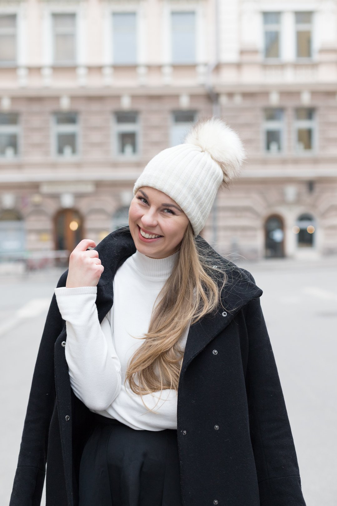 Winter outfit in Finland