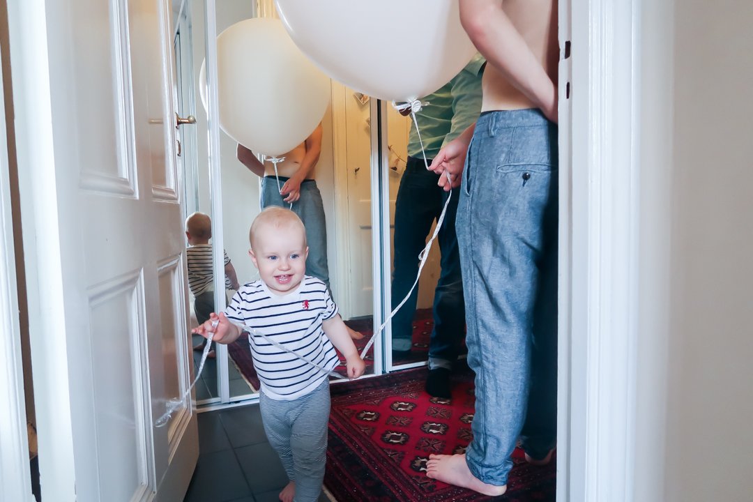 Pikkupojan 1v synttäreiden muistelua